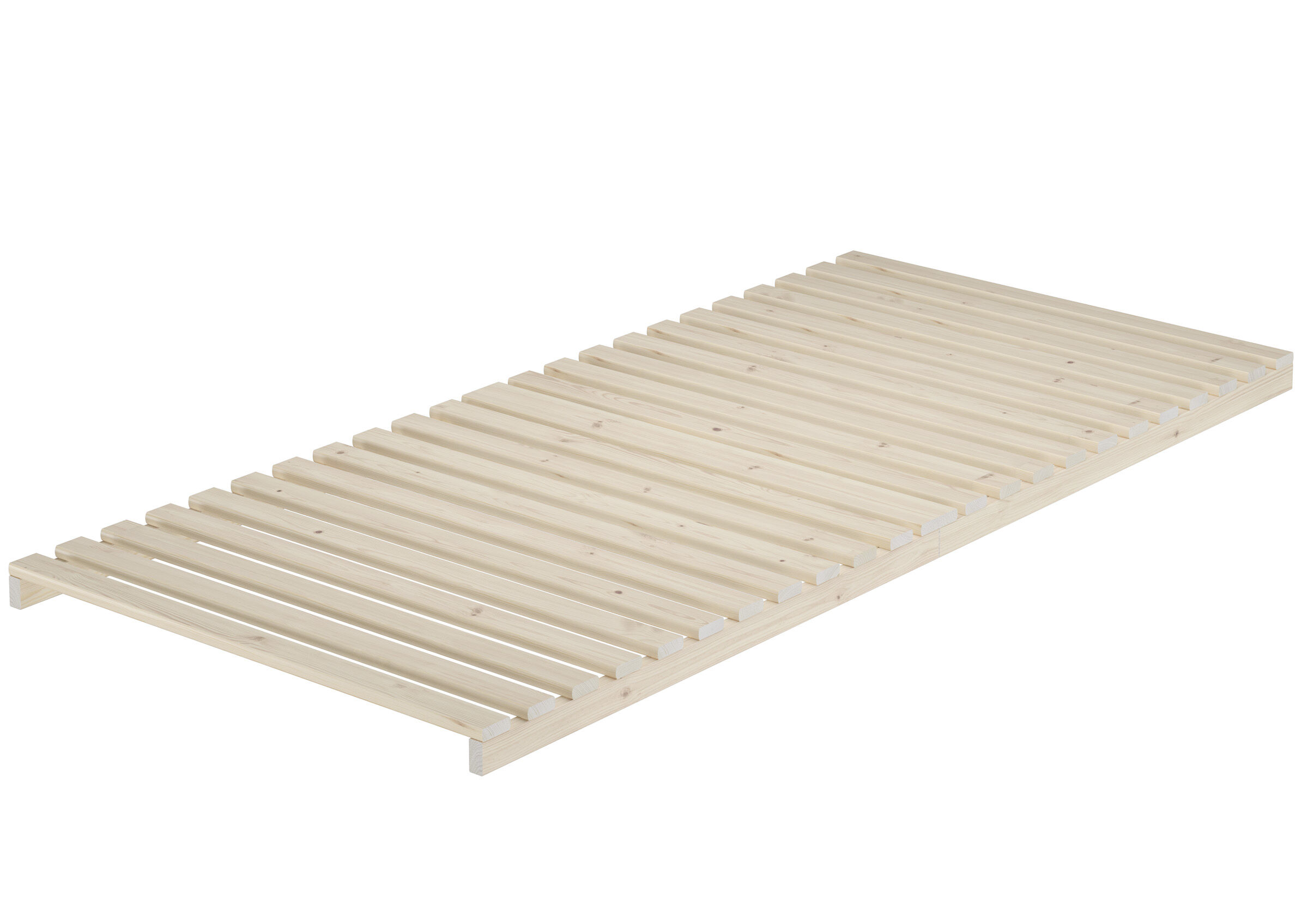 Holzbette, Lattenbett, Holzbettgestell, Lattenrost, Bettrahmen, Überlanger Lattenrost 90x220 komplett metallfrei