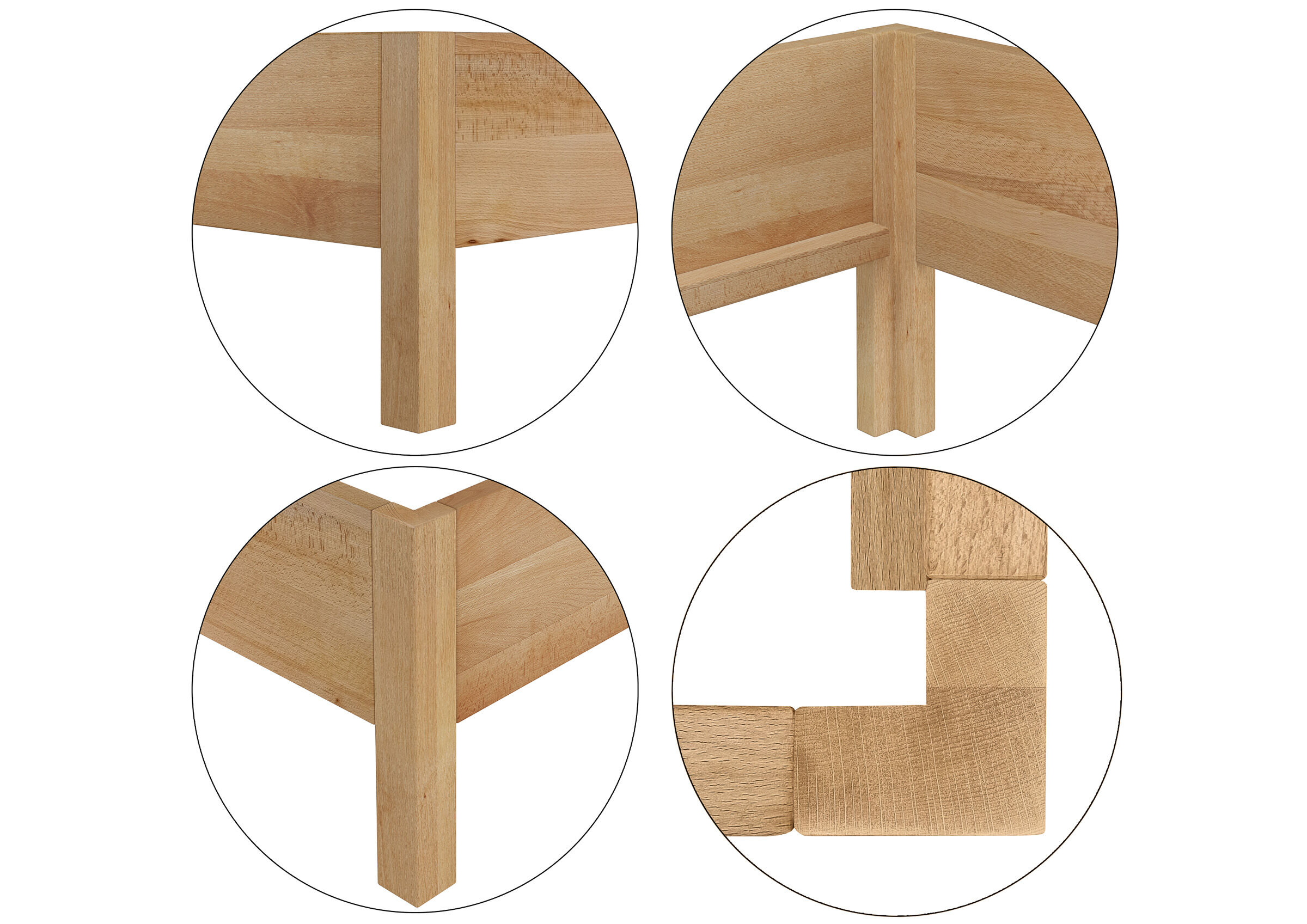holz, tisch, beine, verbindung, holzplatte, Steckbares Bettsystem